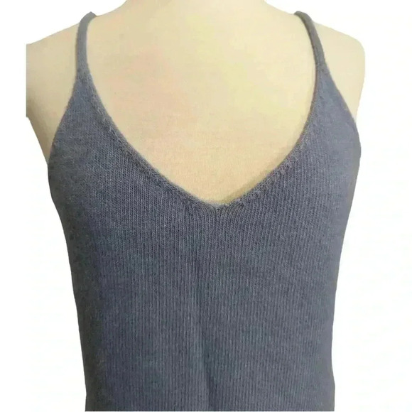 Code X Mode Blue Spaghetti Strap Angora Blend Sweater Size M - Picture 2 of 6
